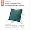 Classic Accessories Patio Lounge Chair/Loveseat Back Cushion, 21 x 20 x 4 Inch, Mallard Green 62-058-MGREEN-EC - alternate 5